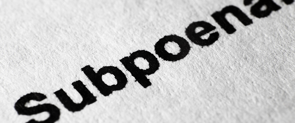 Received an SEC Subpoena