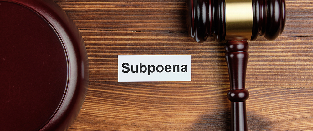 Received an SEC Subpoena