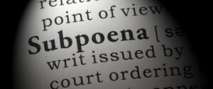 SEC Subpoena Defense