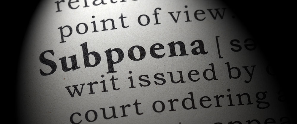 SEC Subpoena Defense